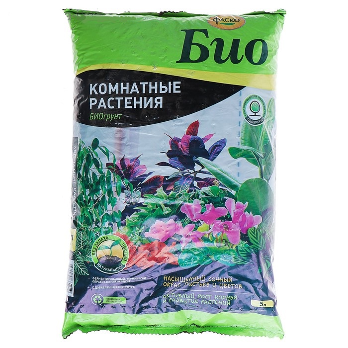 

Грунт для комнатных растений Фаско БИО 5л