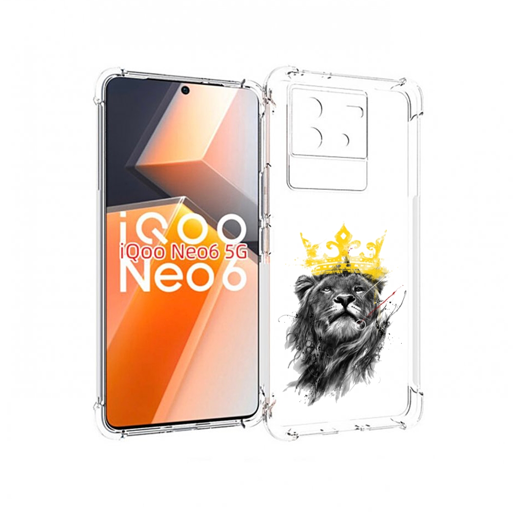 

Чехол MyPads король-лев для Vivo iQoo Neo 6 5G, Прозрачный, Tocco