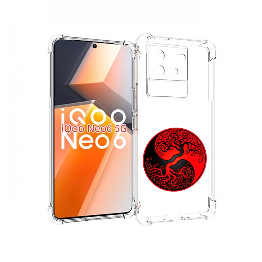 

Чехол MyPads инь янь дерево для Vivo iQoo Neo 6 5G, Прозрачный, Tocco