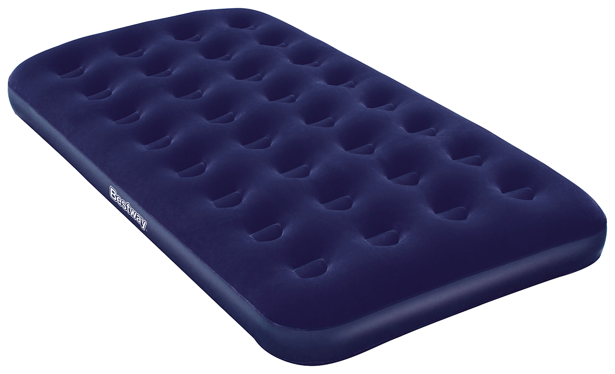 Надувной матрас Bestway Flocked air bed with ac air pump twin 188x99x22 см