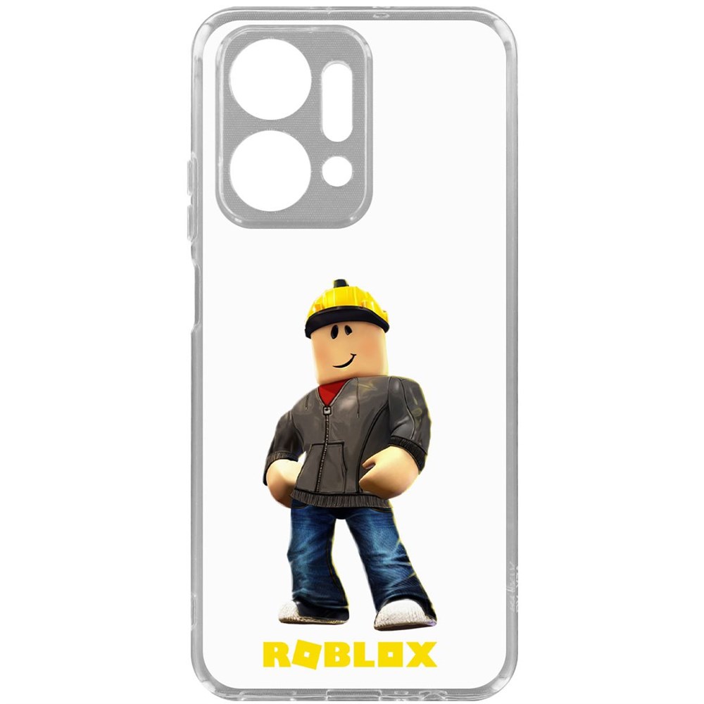 

Чехол-накладка Krutoff Clear Case Roblox-Строитель для Honor X7a, Прозрачный