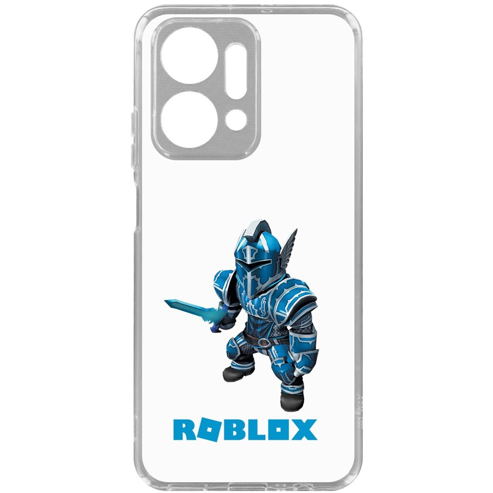 Чехол-накладка Krutoff Clear Case Roblox-Рыцарь Алар для Honor X7a
