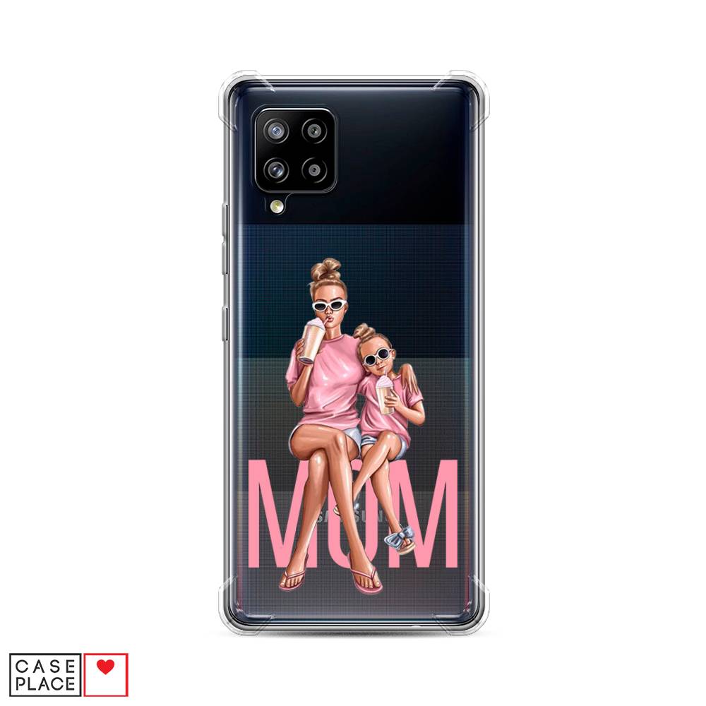 фото Противоударный силиконовый чехол "lovely mom" на samsung galaxy a42 awog