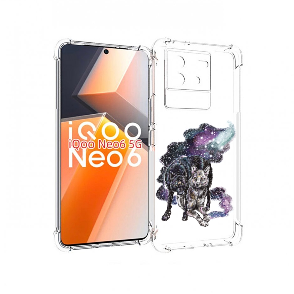 

Чехол MyPads звездные волки для Vivo iQoo Neo 6 5G, Прозрачный, Tocco