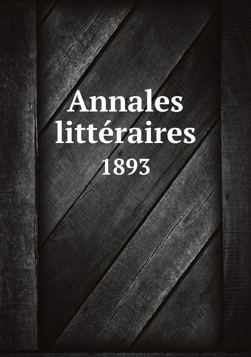 

Annales litteraires