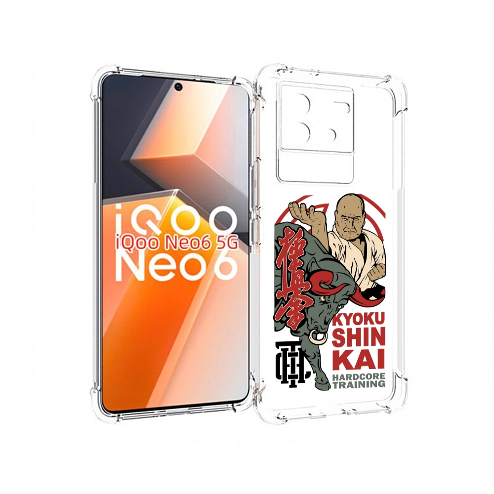 

Чехол MyPads единоборства рисунок для Vivo iQoo Neo 6 5G, Прозрачный, Tocco