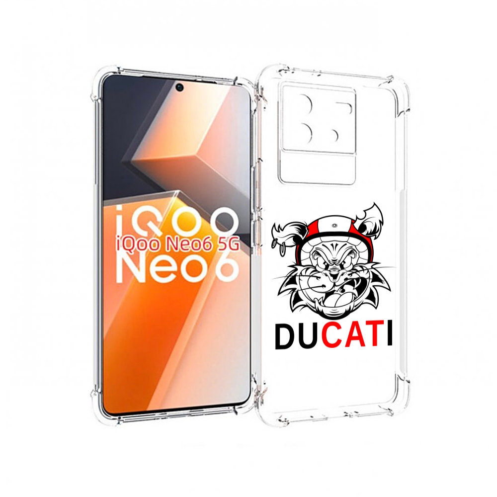 

Чехол MyPads дукати для Vivo iQoo Neo 6 5G, Прозрачный, Tocco
