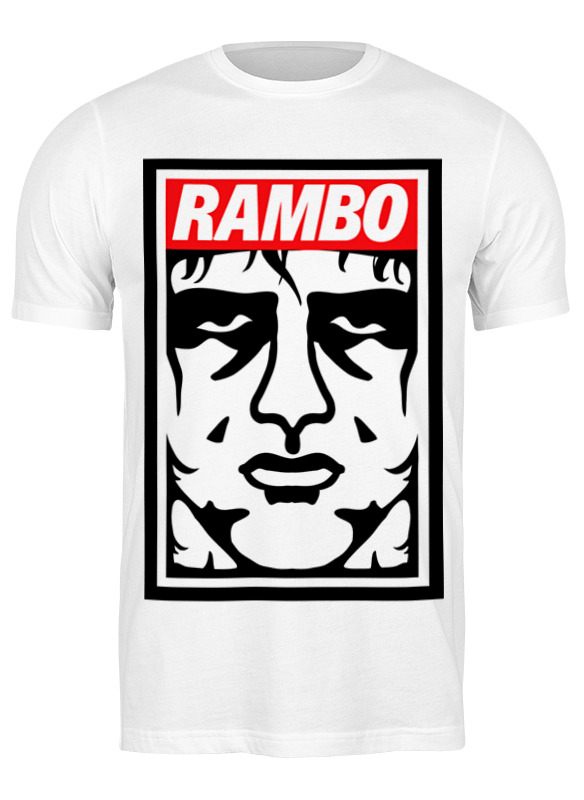 

Футболка мужская Printio Рэмбо (rambo) белая XL, Белый, Рэмбо (rambo)