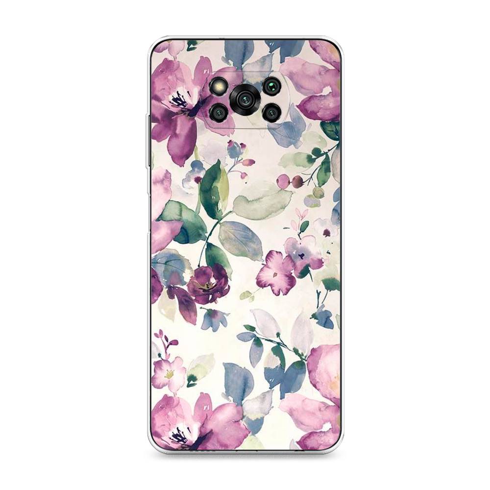 

Силиконовый чехол "Акварельная нежность" на Xiaomi Poco X3 Pro, 310650-8