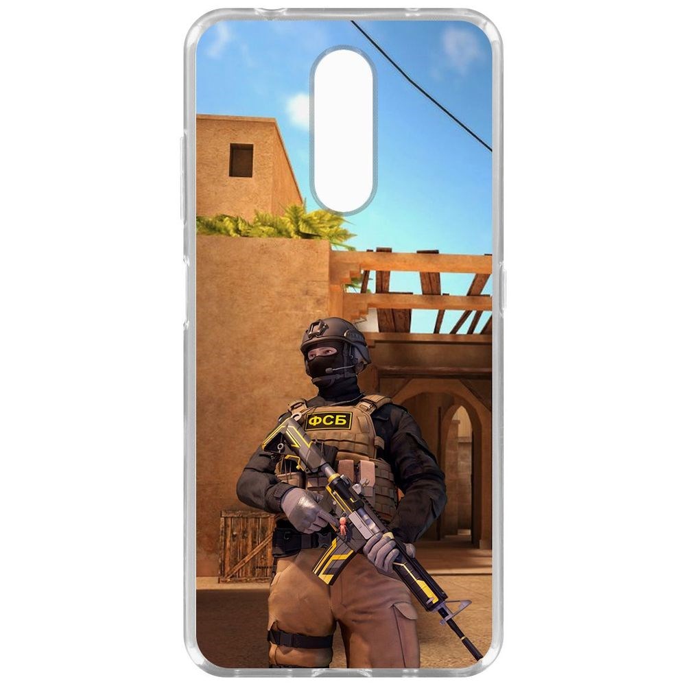 Чехол-накладка Krutoff Clear Case Cтандофф 2 (Standoff 2) - ФСБ для Nokia 3.2