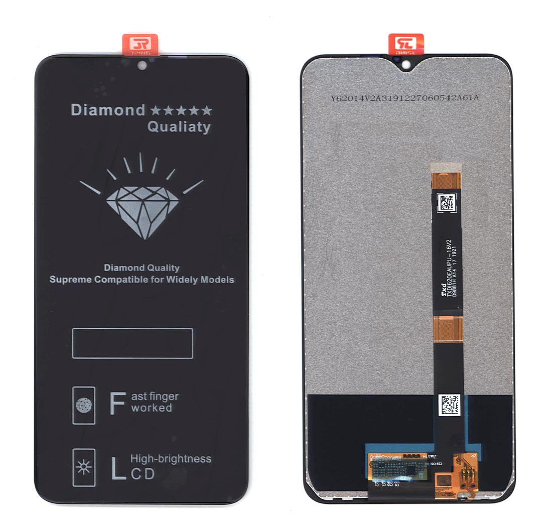 

Дисплей с тачскрином для Realme 3 черный, для Realme 3