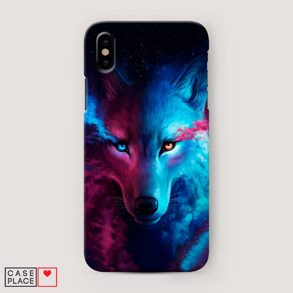 

Пластиковый чехол "Волшебный волк" на Apple iPhone XS Max (10S Max), 11920-1