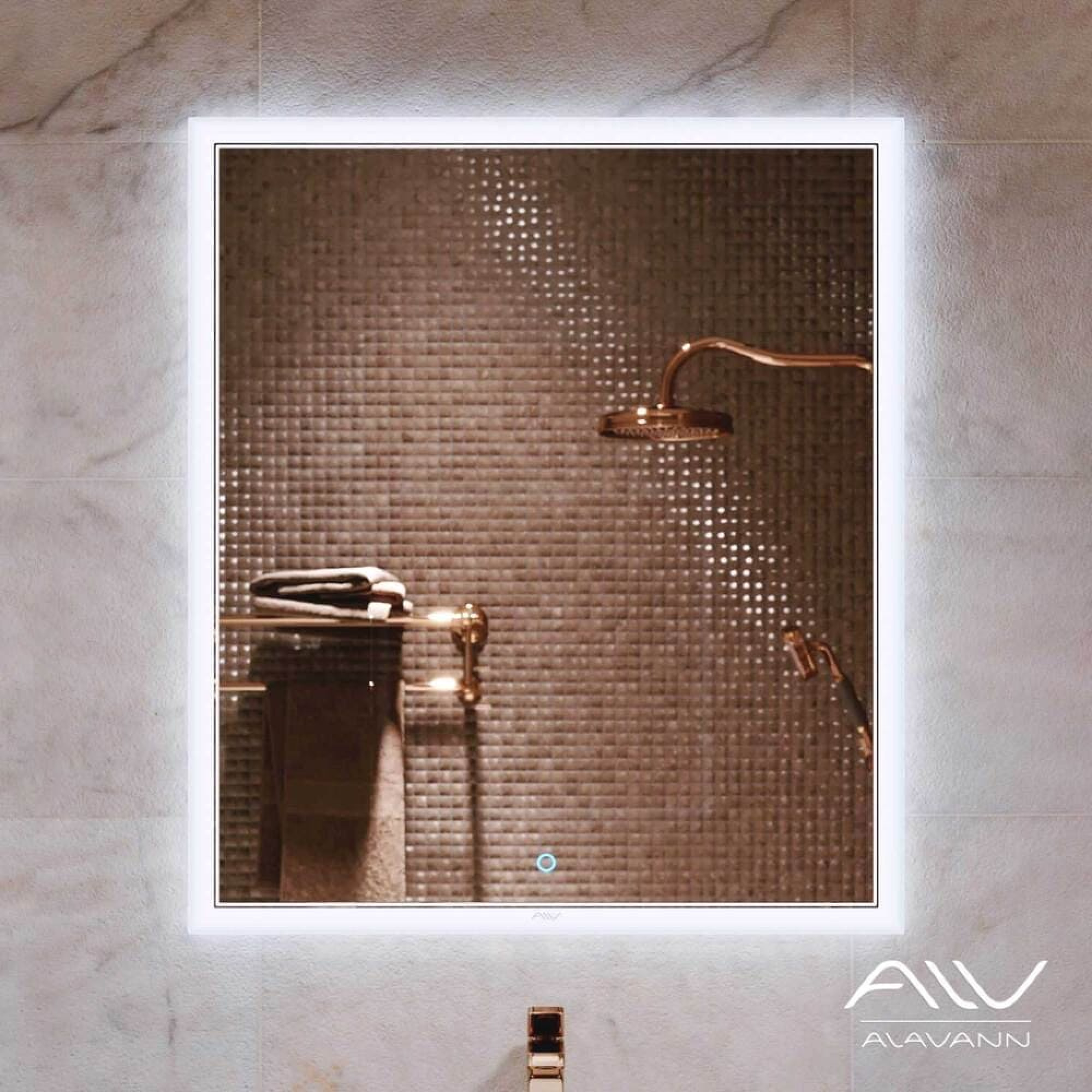 

Зеркало Alavann Emma 70 LED подсветка, сенсор с диммером, Emma 70 LED