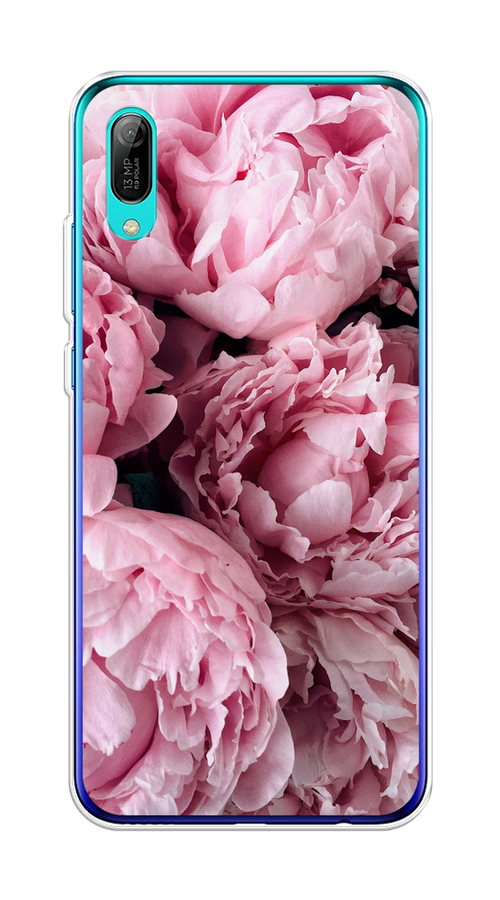 

Чехол Awog на Huawei Y6 Pro (Prime) 2019 "Нежные пионы", Розовый;черный;белый, 68150-8