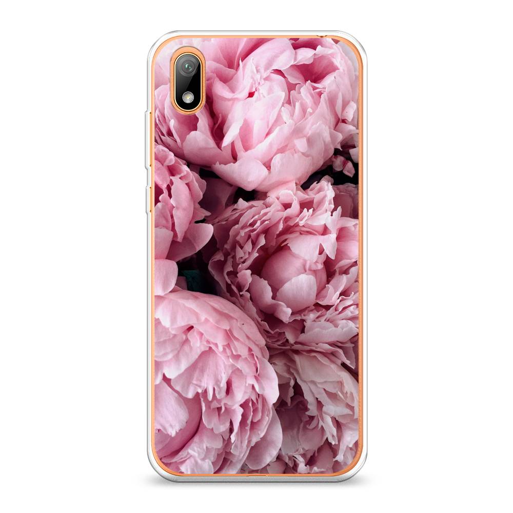 фото Чехол awog "нежные пионы" для huawei y5 2019