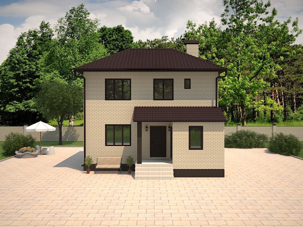 Готовый проект жилого дома STROY-RZN 22-0003 (120,3 м2, 10,39-9,35 м)