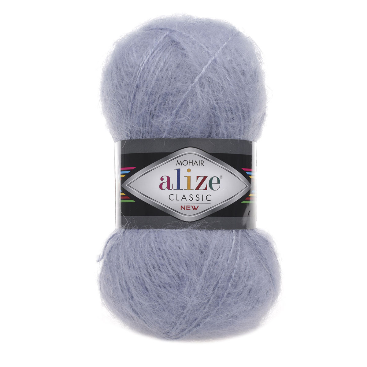 

Пряжа ALIZE Mohair classic new 100гр. 200м (25%мохер, 24%шерсть, 51%акрил)