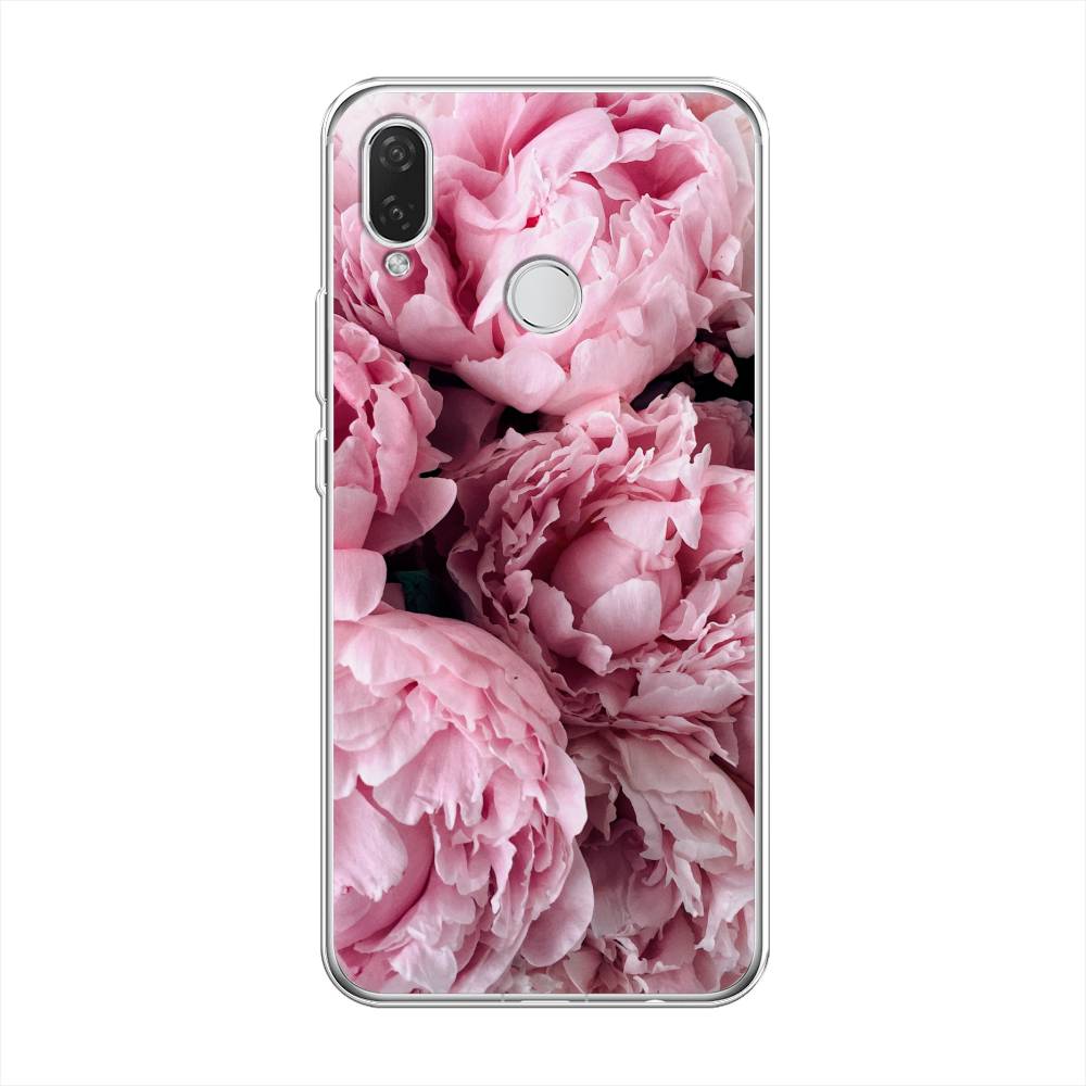 

Чехол Awog на Huawei Nova 3i "Нежные пионы", Розовый;черный;белый, 68350-8