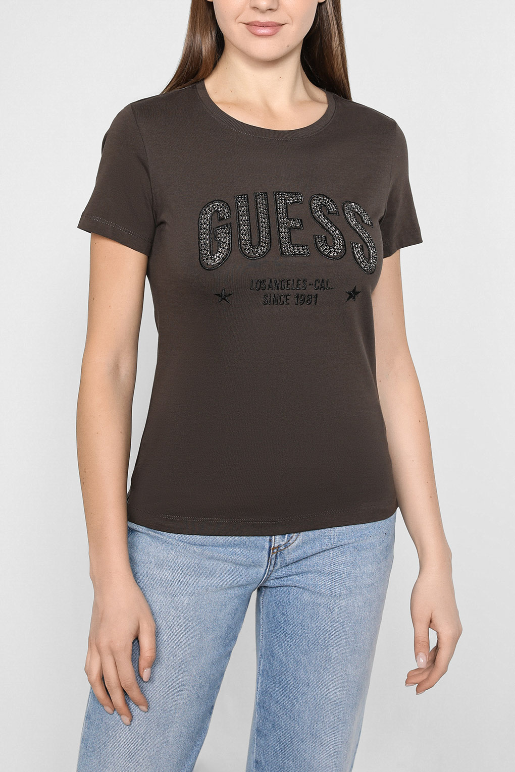 

Футболка женская Guess Jeans W2BI16 I3Z13 белая XS, W2BI16 I3Z13