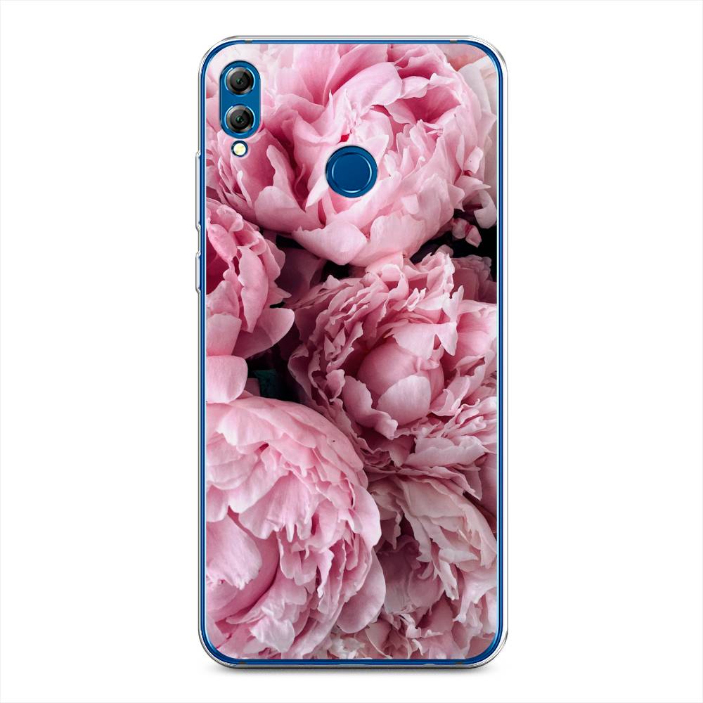 фото Чехол awog "нежные пионы" для honor 8x