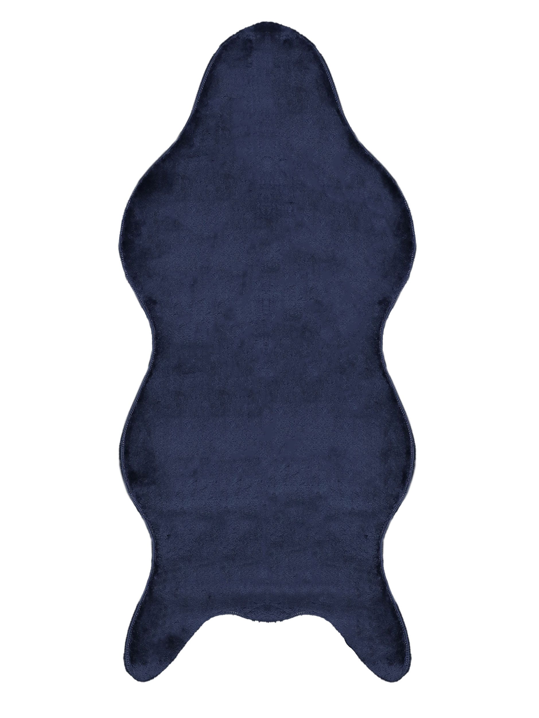 Ковер-шкура Vitrin 0.8х1.5 м, синяя, 4086 Navy Blue