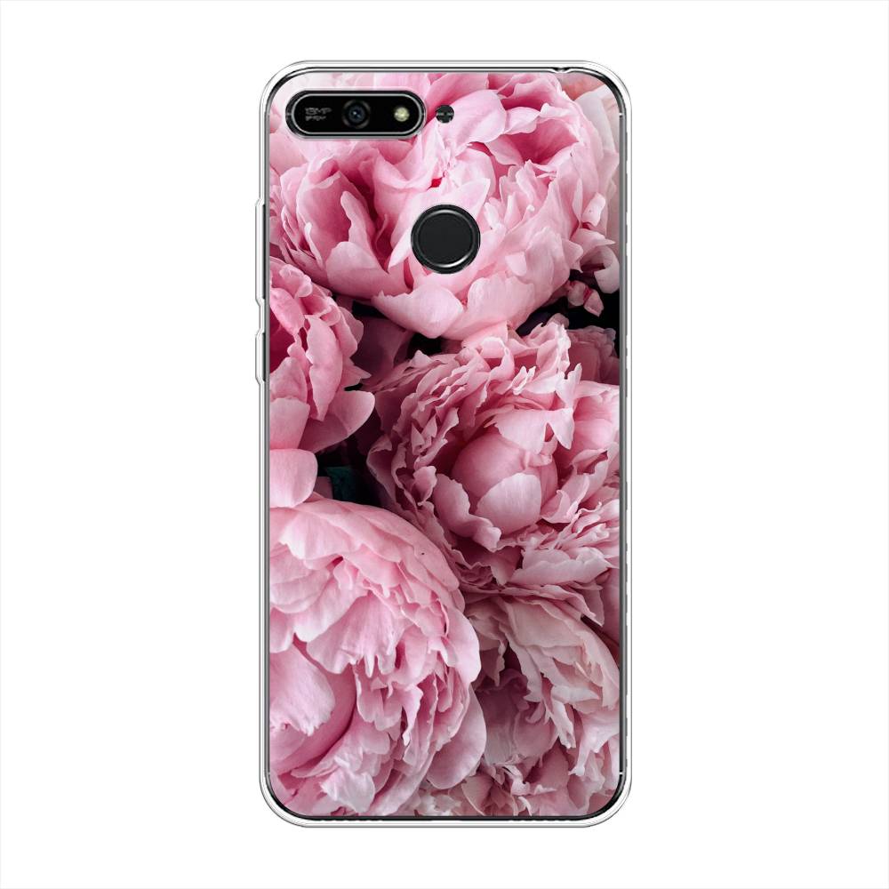 

Чехол Awog на Honor 7A Pro "Нежные пионы", Розовый;черный;белый, 65450-8