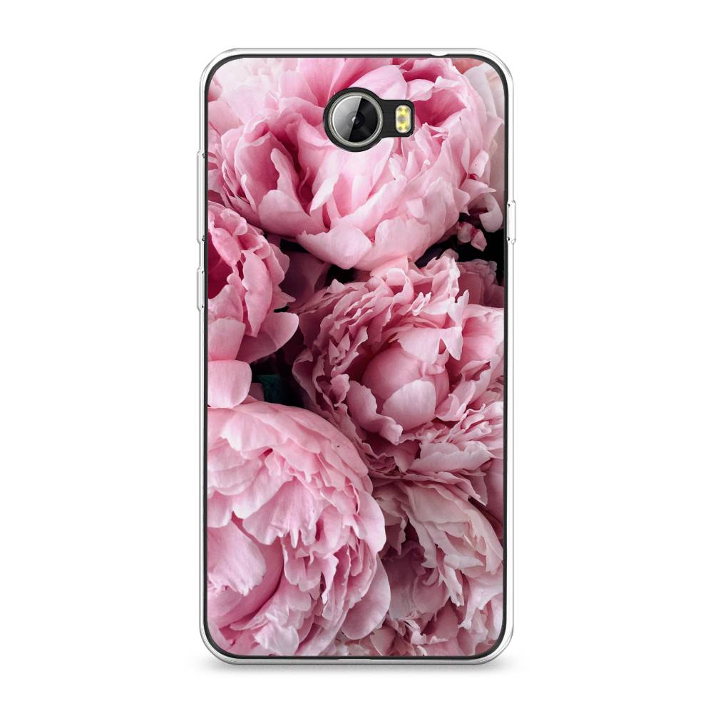 

Чехол Awog на Honor 5A "Нежные пионы", Розовый;черный;белый, 60350-8