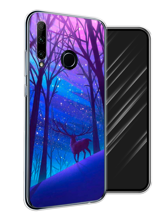 

Чехол Awog на Honor 10i "Нежные пионы", Розовый;черный;белый, 68850-8