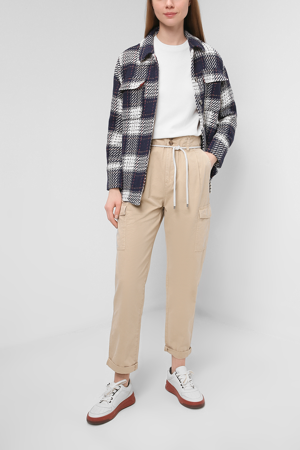 

Брюки женские Esprit 022EE1B311 бежевые 36, 022EE1B311