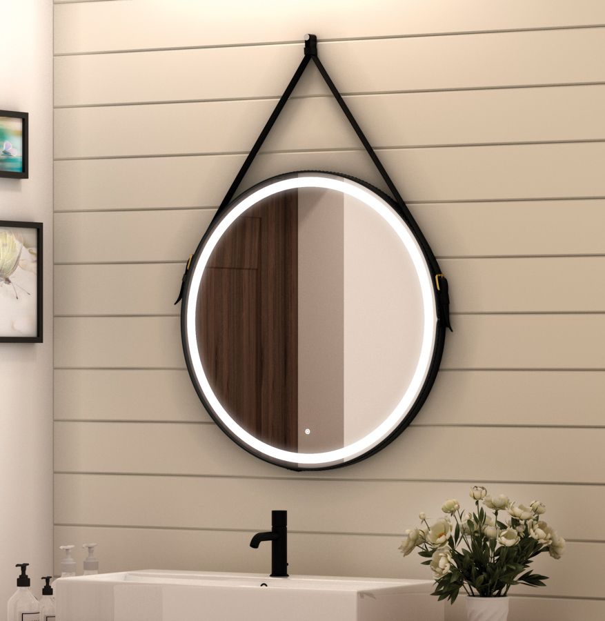

Art&Max Зеркало Art&Max Milan AM-Mil-650-DS-F-Nero черный ремень