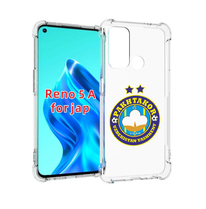 

Чехол MyPads Фк Пахтакор Pakhtakor мужской для Oppo Reno 5A, Прозрачный, Tocco