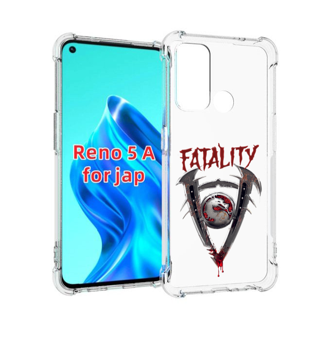 

Чехол MyPads Фаталити мужской для Oppo Reno 5A, Прозрачный, Tocco