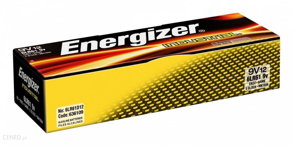 

Батарейка 9V Крона щелочная Energizer 6LR61 Industrial в коробке 12 шт.