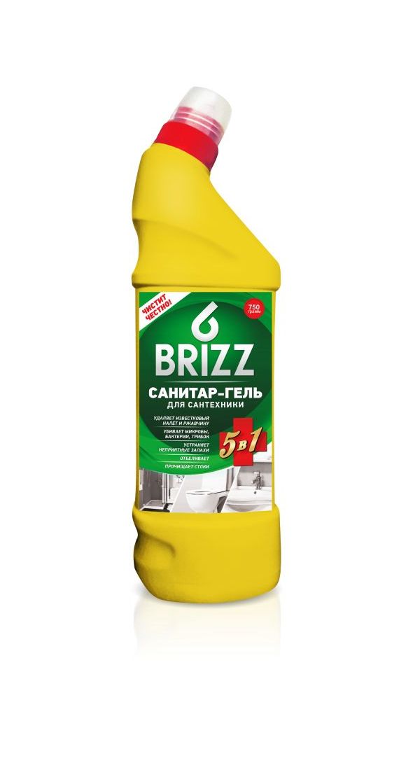 

Средство для сантехники Brizz Санитар-гель 5 в 1 750 г