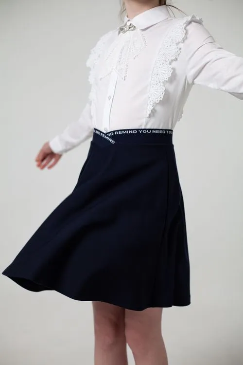 

Юбка детская Deloras Q63297D, синий, 164, Q63297D