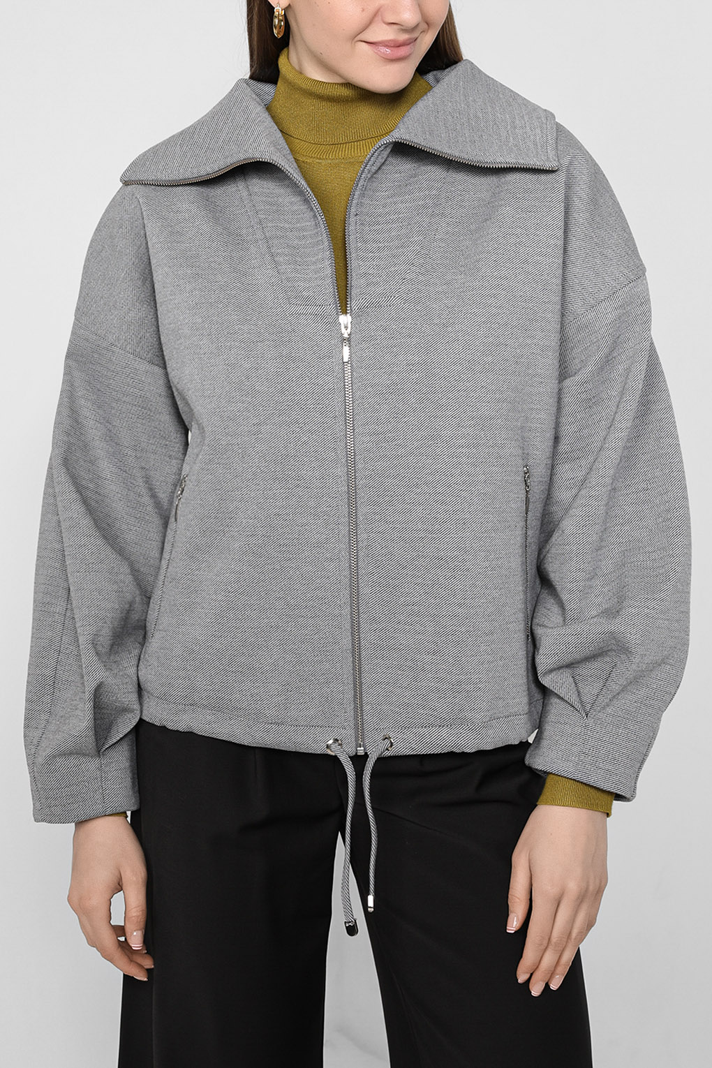 

Толстовка женская Perspective 22060992 серая 42, 22060992