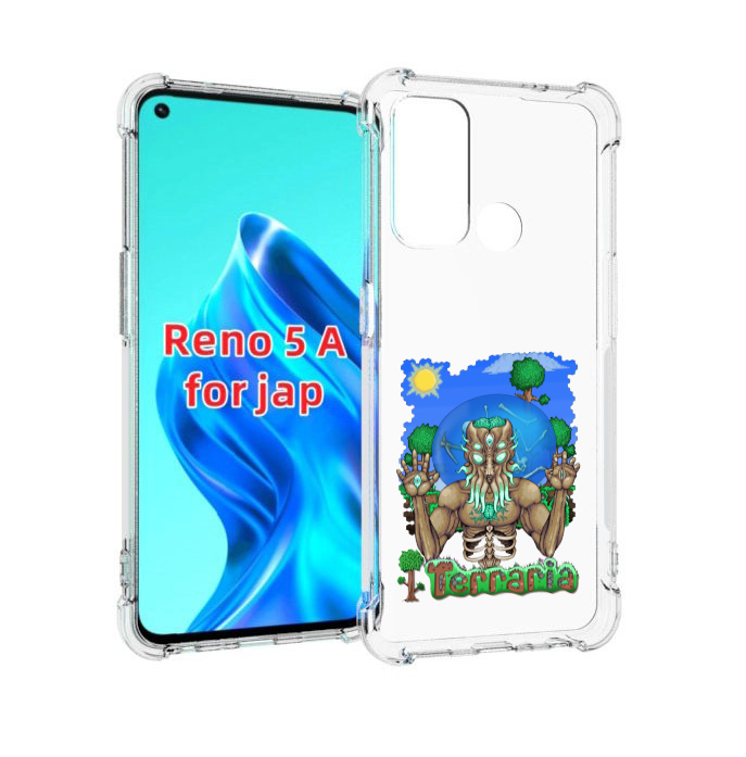 

Чехол MyPads Террария для Oppo Reno 5A, Прозрачный, Tocco