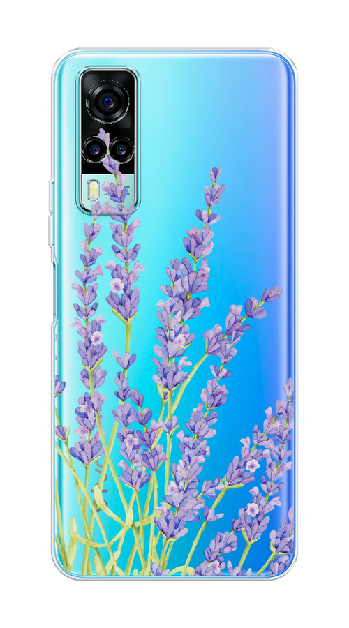 

Чехол на Vivo Y31/Y53s 4G "Лавандовые стебли", Фиолетовый;зеленый, 263750-1