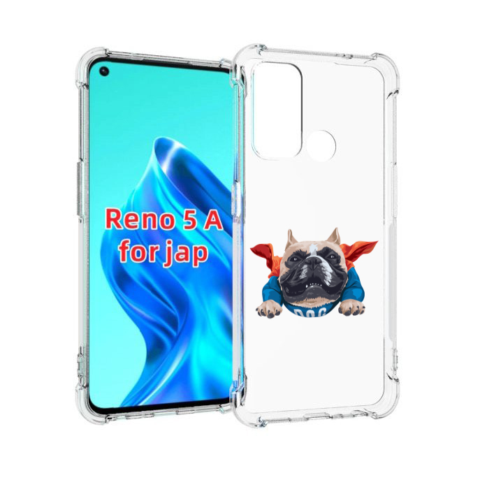 

Чехол MyPads Супер-Дог для Oppo Reno 5A, Прозрачный, Tocco