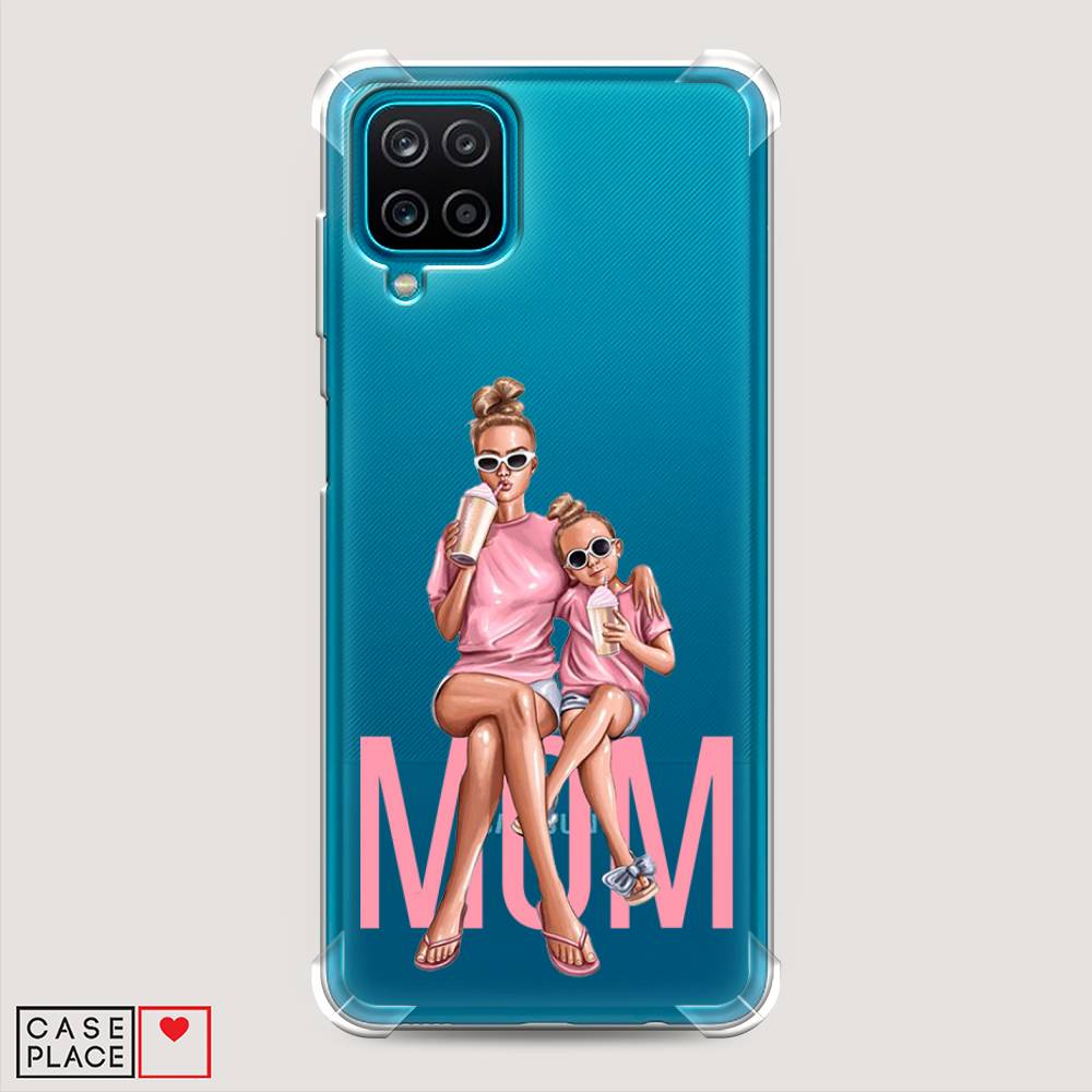 фото Противоударный силиконовый чехол "lovely mom" на samsung galaxy a12 awog