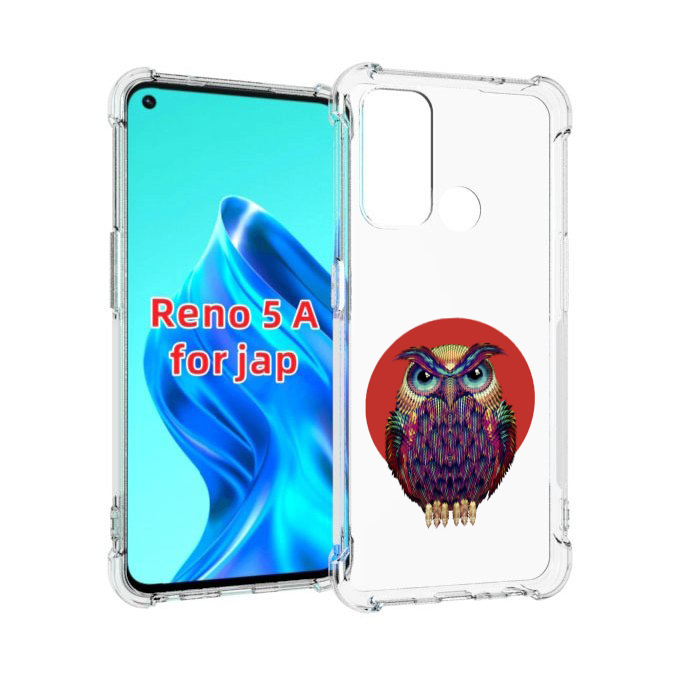 

Чехол MyPads Сова 3 для Oppo Reno 5A, Прозрачный, Tocco