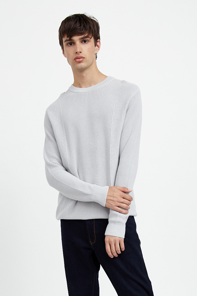 

Джемпер мужской A20-21107 Finn Flare серый XL, A20-21107