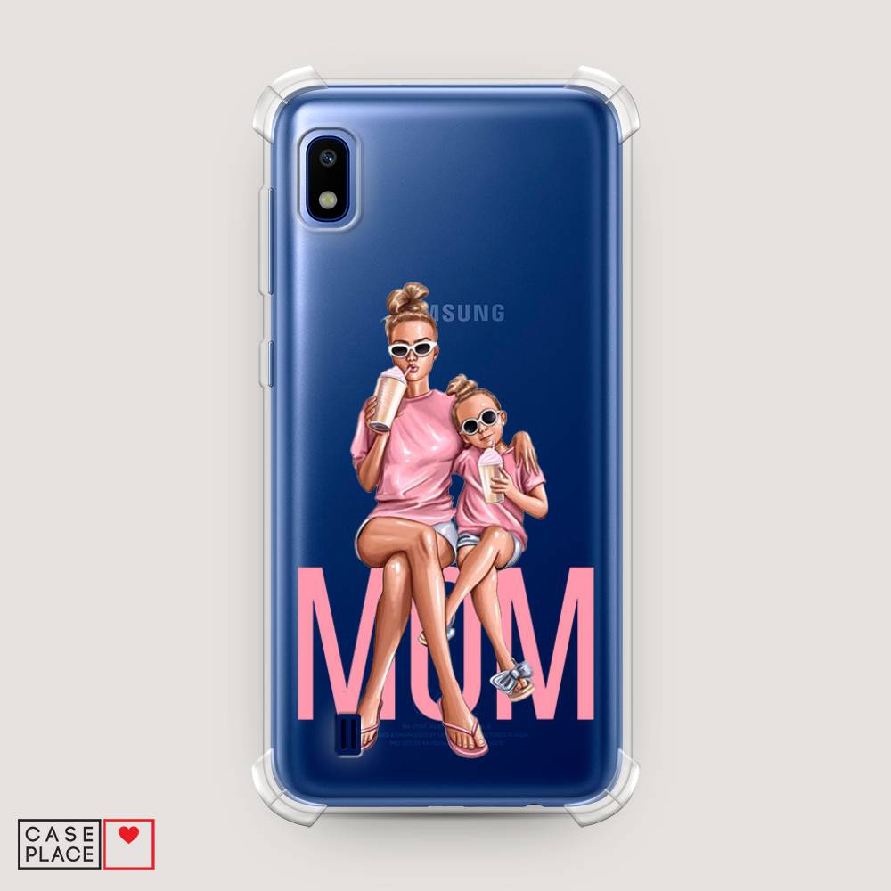 фото Противоударный силиконовый чехол "lovely mom" на samsung galaxy a10 awog