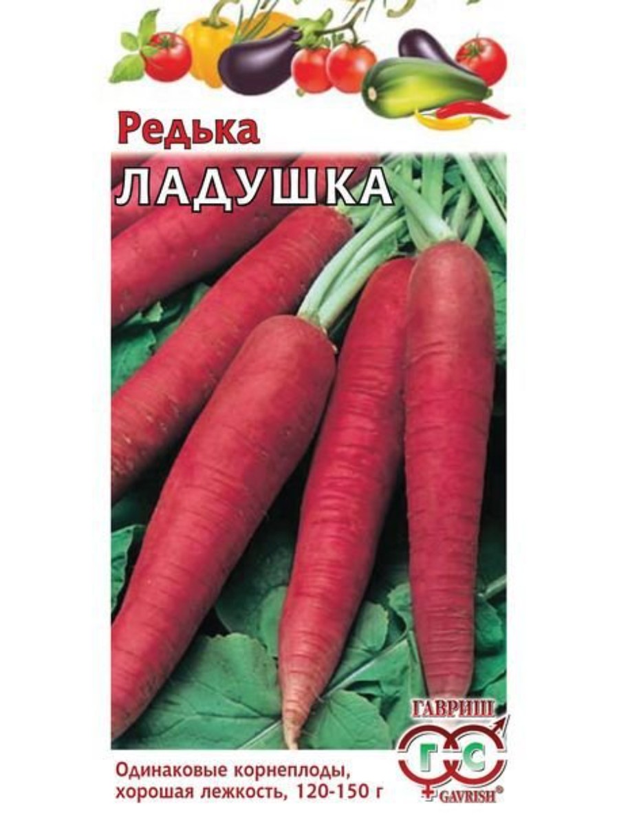 

Семена Гавриш Редька Ладушка 10 упаковок по 1 гр.