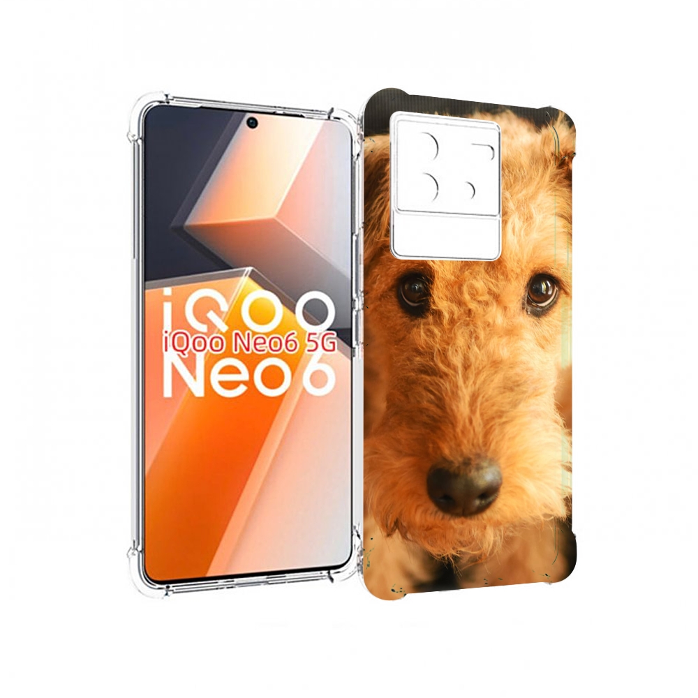 

Чехол MyPads эрдельтерьер для Vivo iQoo Neo 6 5G, Прозрачный, Tocco