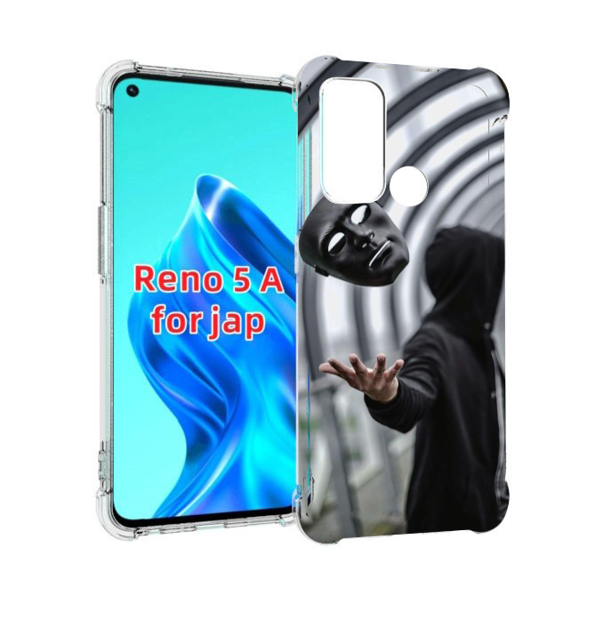 

Чехол MyPads Сними-маску для Oppo Reno 5A, Прозрачный, Tocco