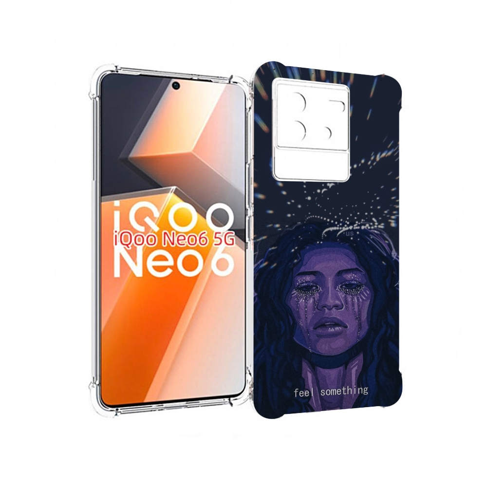 

Чехол MyPads чувствую себя непонятно женский для Vivo iQoo Neo 6 5G, Прозрачный, Tocco