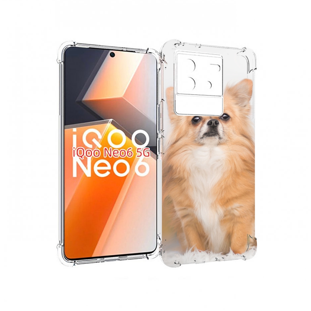 

Чехол MyPads чихуа хуа для Vivo iQoo Neo 6 5G, Прозрачный, Tocco