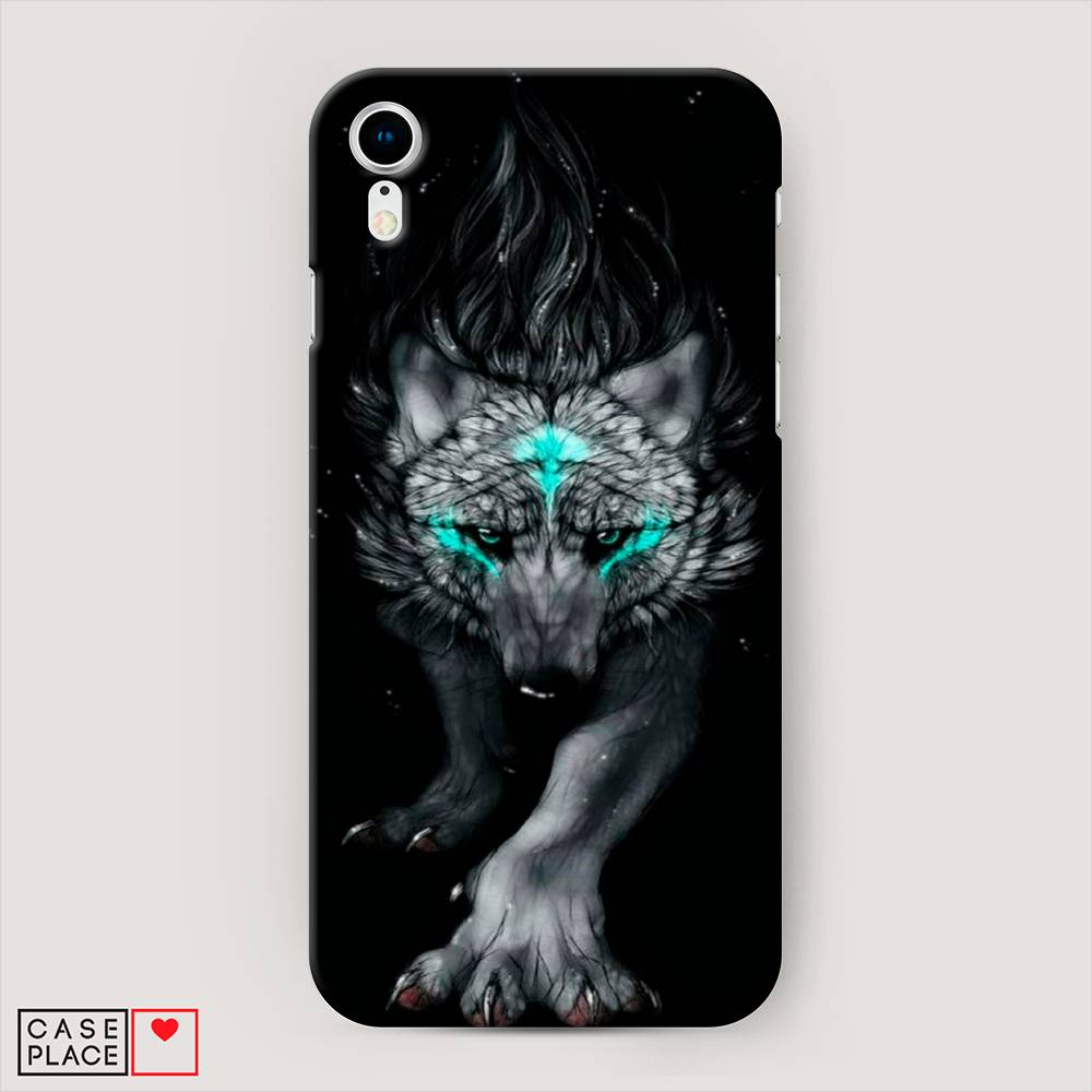 

Пластиковый чехол "Волшебный волк" на Apple iPhone XR (10R), 12020-1