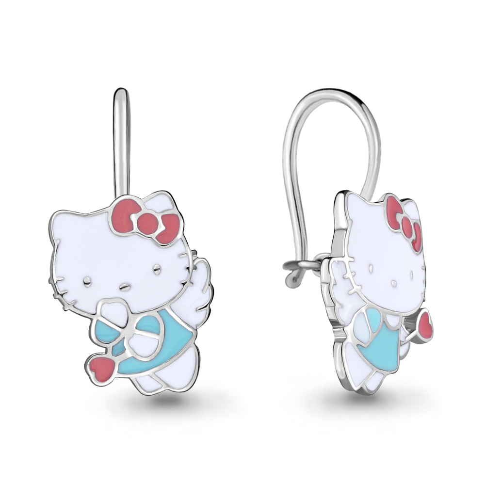 

Серьги из серебра с эмалью Aquamarine 33535_925_р, 33535_925_р